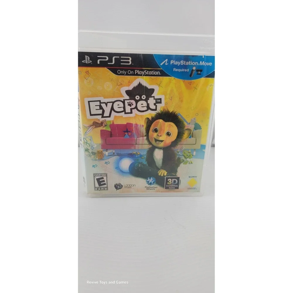 EyePet (Sony PlayStation 3, PS3, 2010) CIB‎ Complete Tested and Working Great